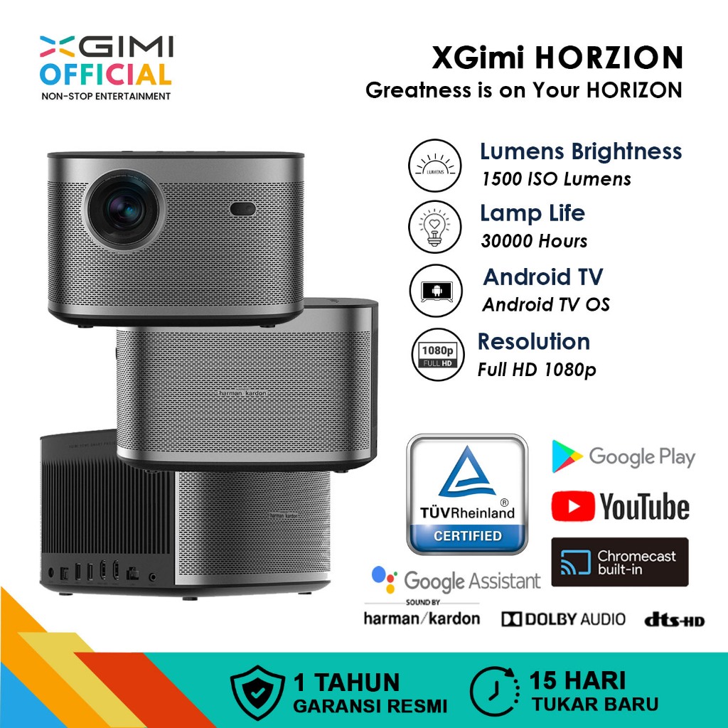 Xgimi Horizon Full HD DLP Smart Home Theater  Projector