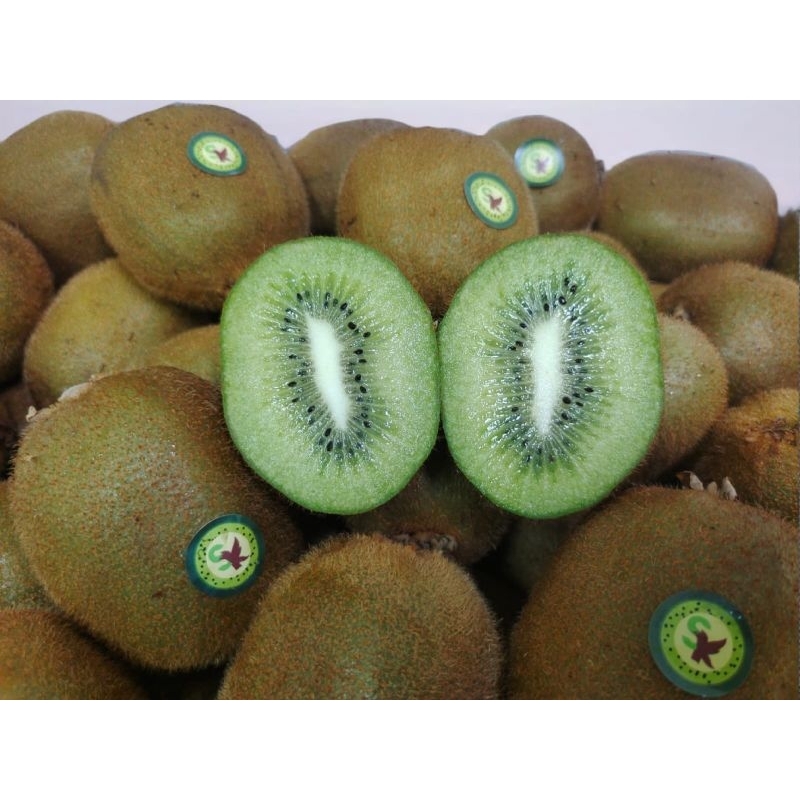 

Kiwi green, gold Zespri