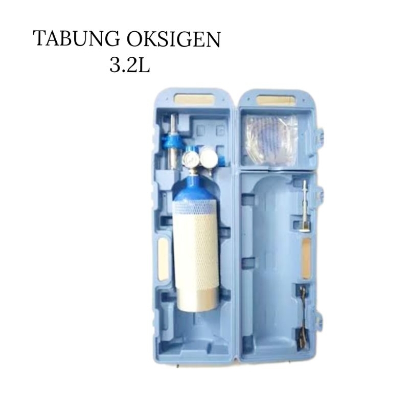 TABUNG OKSIGEN PORTABEL/ TABUNG OKSIGEN TRAVELING+ Bonus Masker oksigen