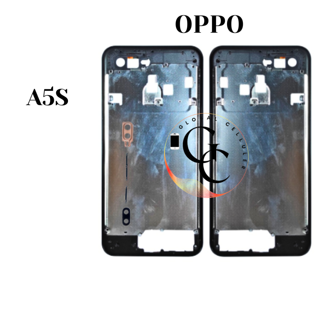 Bezel Oppo A5S Original (Tulang Samping penutup mesin)