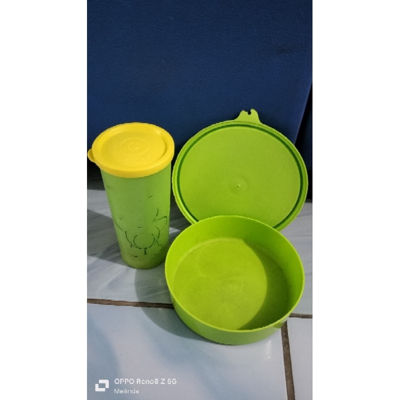 Paket Bekal Anak Tupperware Second