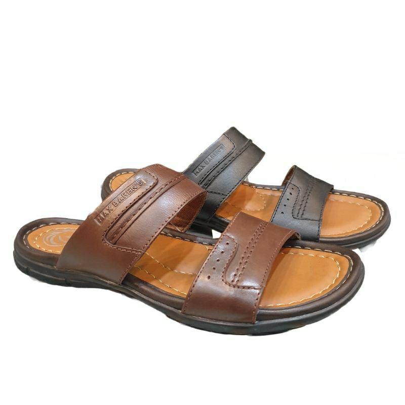 ISM - Sepatu Flat Simple Pria Max Barens/FH.03 - Sandal Slide Pria