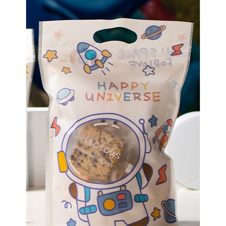 

Zipper Bag Snack| Ziplock Bag Plastik Souvenir Hadiah Ulang Tahun | Ziplock Bening Karakter Lucu_BDG