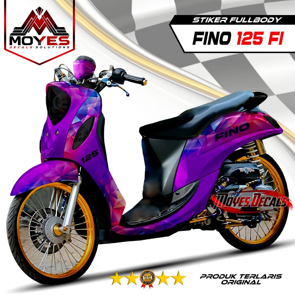Decal Fino 125 Full Body - Stiker Motor Fino 125 Full Body - Decal Fino 125 Full Body Variasi - Stri