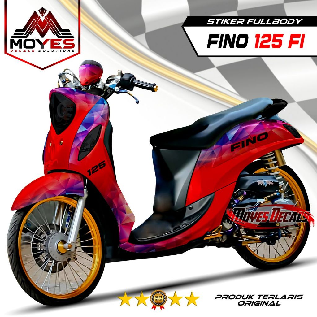 TERBARU Decal sticker Full body Yamaha FINO Barbie Simple