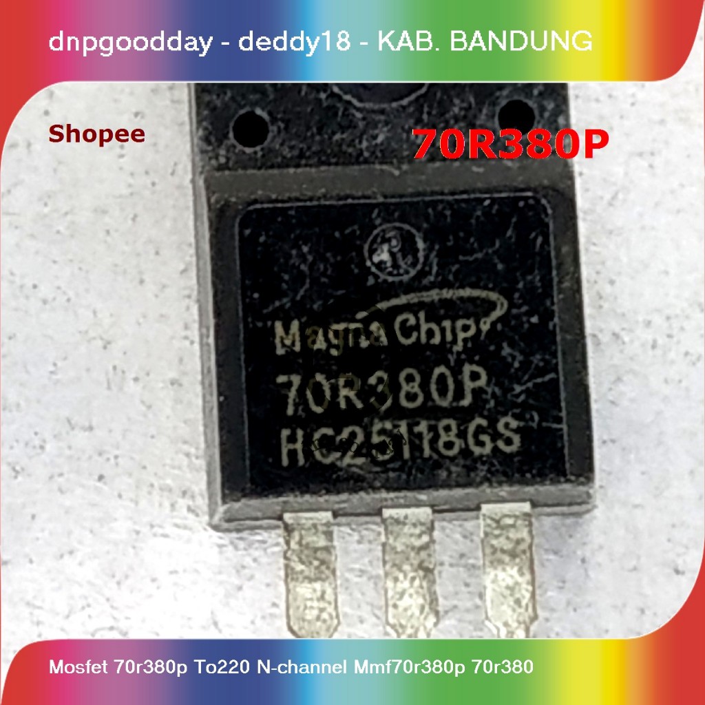 mosfet 70r380p to220 n-channel mmf70r380p 70r380