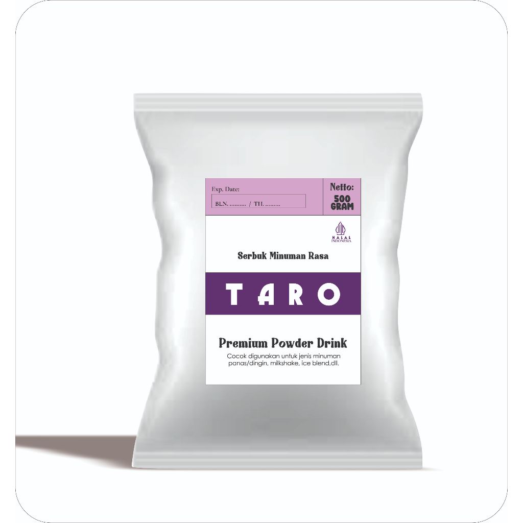 

BUBUK MINUMAN RASA TARO 500GRAM