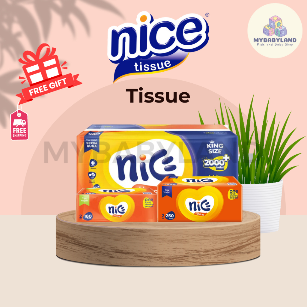Nice Tissue | Tissue Nice | Tisu Facial | Tissu Nice | Tissue Nice 180s | Tissue Nice 250s | Tisue W