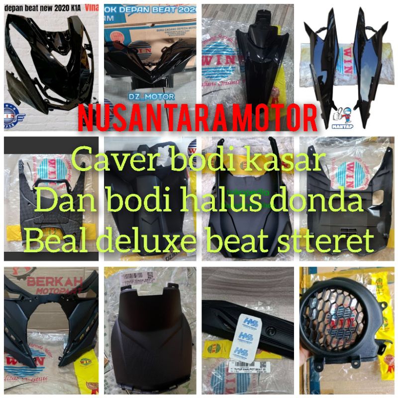 pul bodi halus kasar Honda beat deluxe beat stteret tahun 2020-2021-2022-2823-2024 warna putih
