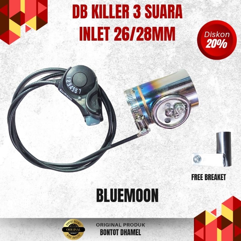 DB Killer 3 Suara Inlet 26/28mm (Matic/Tsukgigi/Copy CMS/TZM)