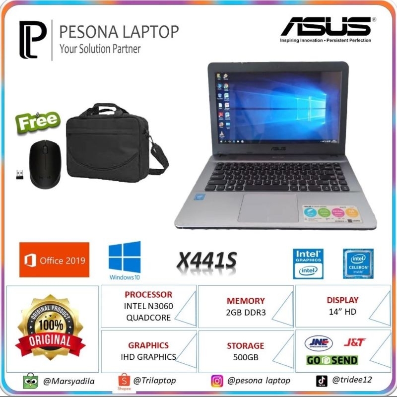 BEST SELLER [Bisa Cicilan] LAPTOP ASUS VIVOBOOK INTEL GENERASI 6 BEST SELLER
