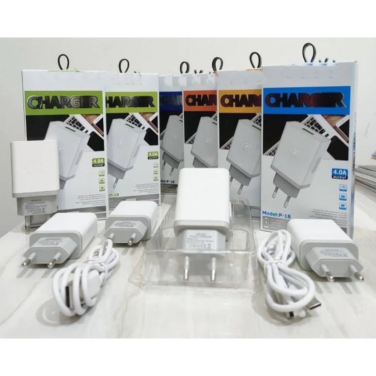Promo tajir TC CHARGER P18 BRANDED 4 MICRO  TIPEC