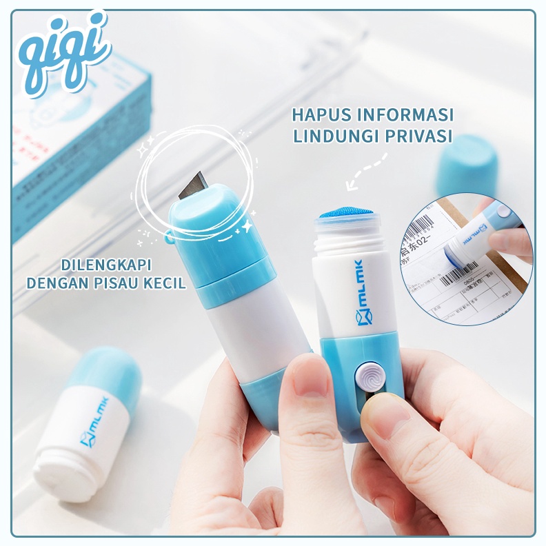 

KODE S1X roller stamp 2 in 1 cutterInformation remover receipt cutter Mini 2 in 1 Package Opener Qiqi Treasure