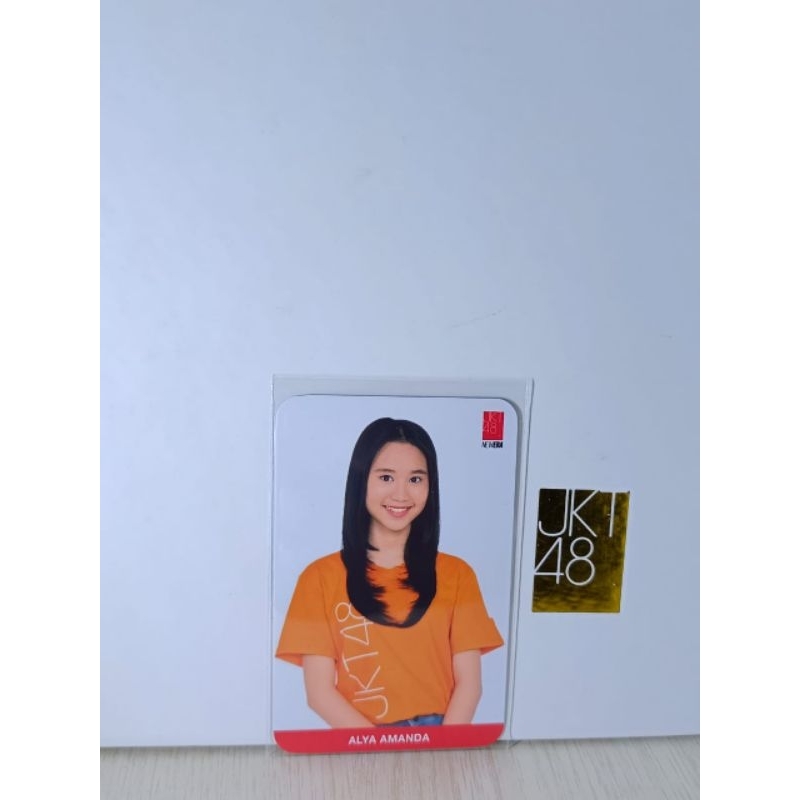 PHOTOCARD JKT48 ALYA SPRING HAS COME 100% OFC