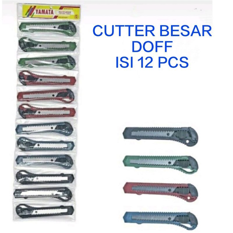 

12 Pcs Cater Besar Harga Promo Kater Cutter 12 Pcs / Cater Pisau Cutter Serbaguna