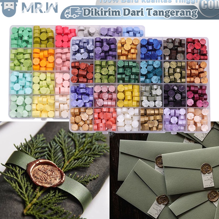 

Harga Promo 36pcsSet Sealing Wax Diy Lilin Stempel Wax 24 Warna Wax Seal Beads Lilin Segel Stamp Wax Seal