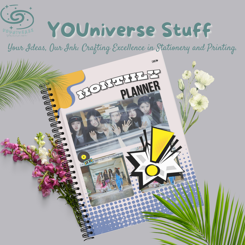 

ILLIT "Super Real Me" Monthly Planner Murah/A5 KPOP Planner/Jurnal Book