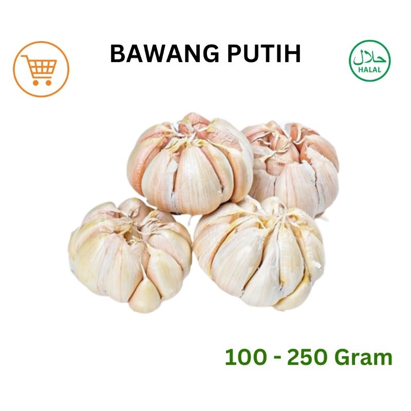 

Bawang Putih Berkualitas 100 - 250 Gram