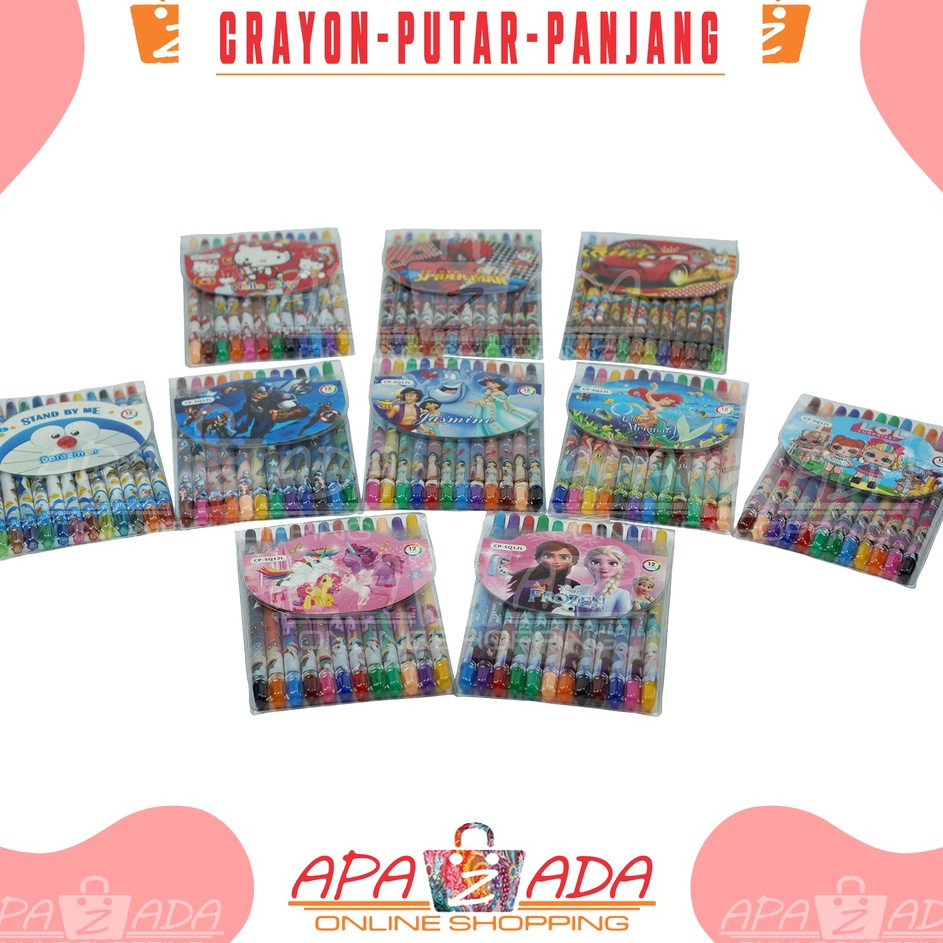 

Get Voucher Apazada Crayon Putar Panjang 12 Warna Krayon Putar Crayon Putar Panjang 17Cm Rolling Crayon Twist Crayon Oil pastel Crayon Set Murah Crayon Anak Aman Murah Berkualitas Bisa Cod