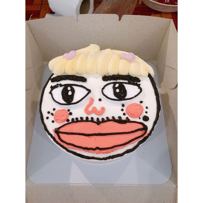 kue ulangtahun ugly cake, kue jelek kue lucu