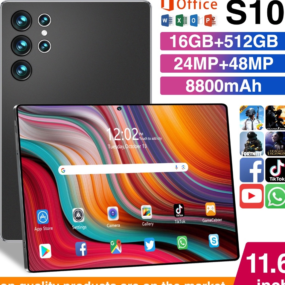 Untuk Anda Bisa CODTablet PC Asli Baru Galaxy Tab S1 16GB  512GB Tablet Android 116inch Layar Full S