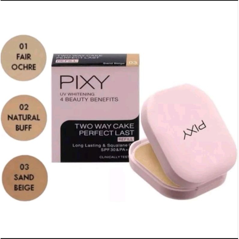 Pixy UV WHITENING 4BB Perfect last Refill || Bedak padat isi Ulang