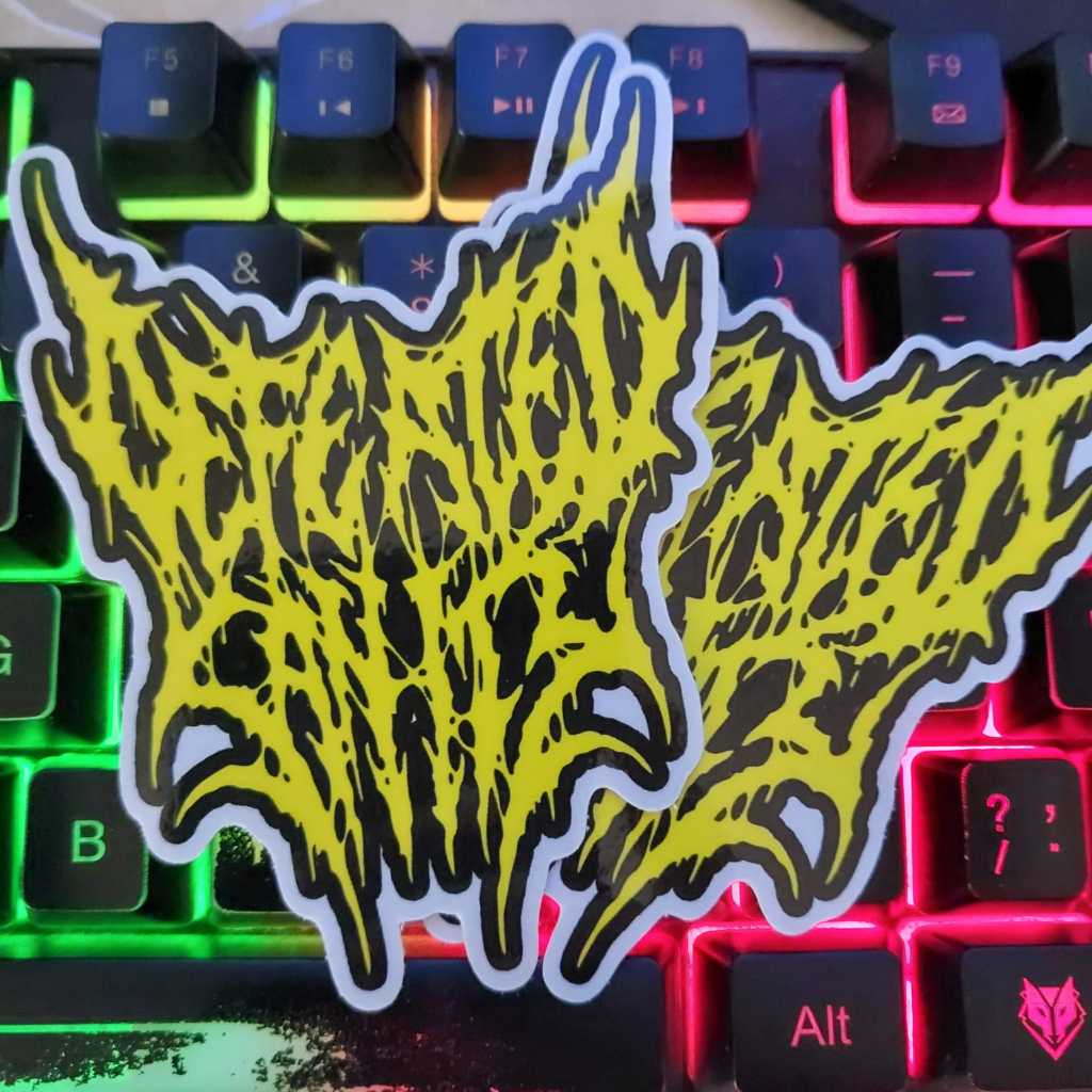 

Stiker DEFEATED SANITY - Sticker Logo Band Death Metal - Stiker Cutting