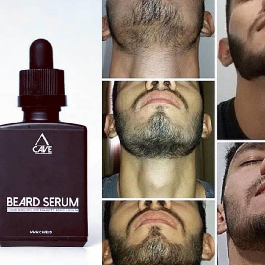 Terlaku Beard Serum Cave Original Penumbuh Alis Kumis Jambang Jenggot Rambut Serum Beard Cave ASLI M