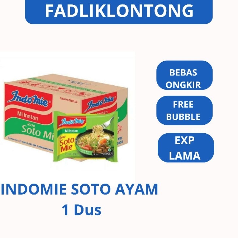 

Indomie Soto 1 Dus/Karton (Isi 40 pcs)