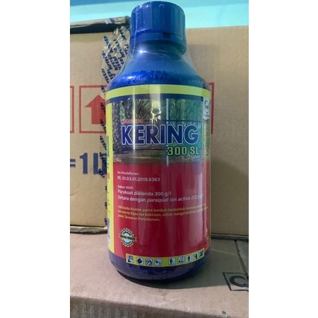 HERBISIDA KERING 300SL 1 Liter Gulma Cepat Mati / gramoxone / roundup / sapubersih / herbisida basmi