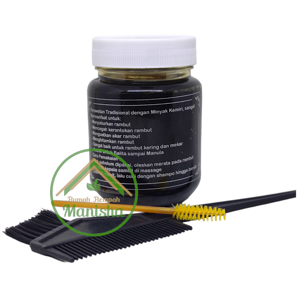 

Minyak Kemiri Bakar 100% Original 170ml Rumah Rempah Manisha Solo