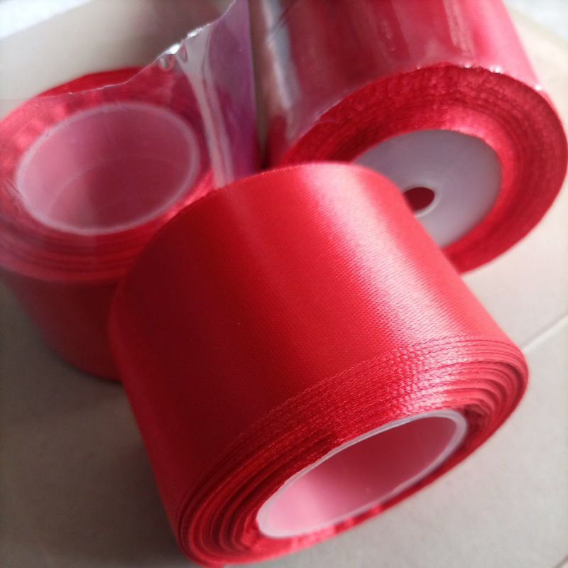 

pita satin merah UK 5cm