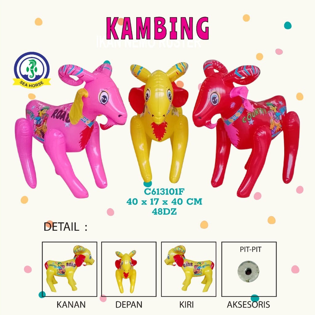Mainan Balon Tiup Kambing
