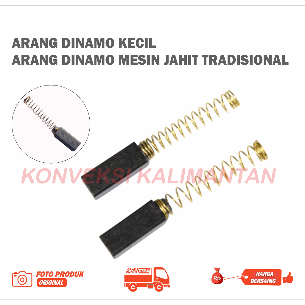 ARANG DINAMO KECIL / ARANG DINAMO MESIN JAHIT TRADISIONAL