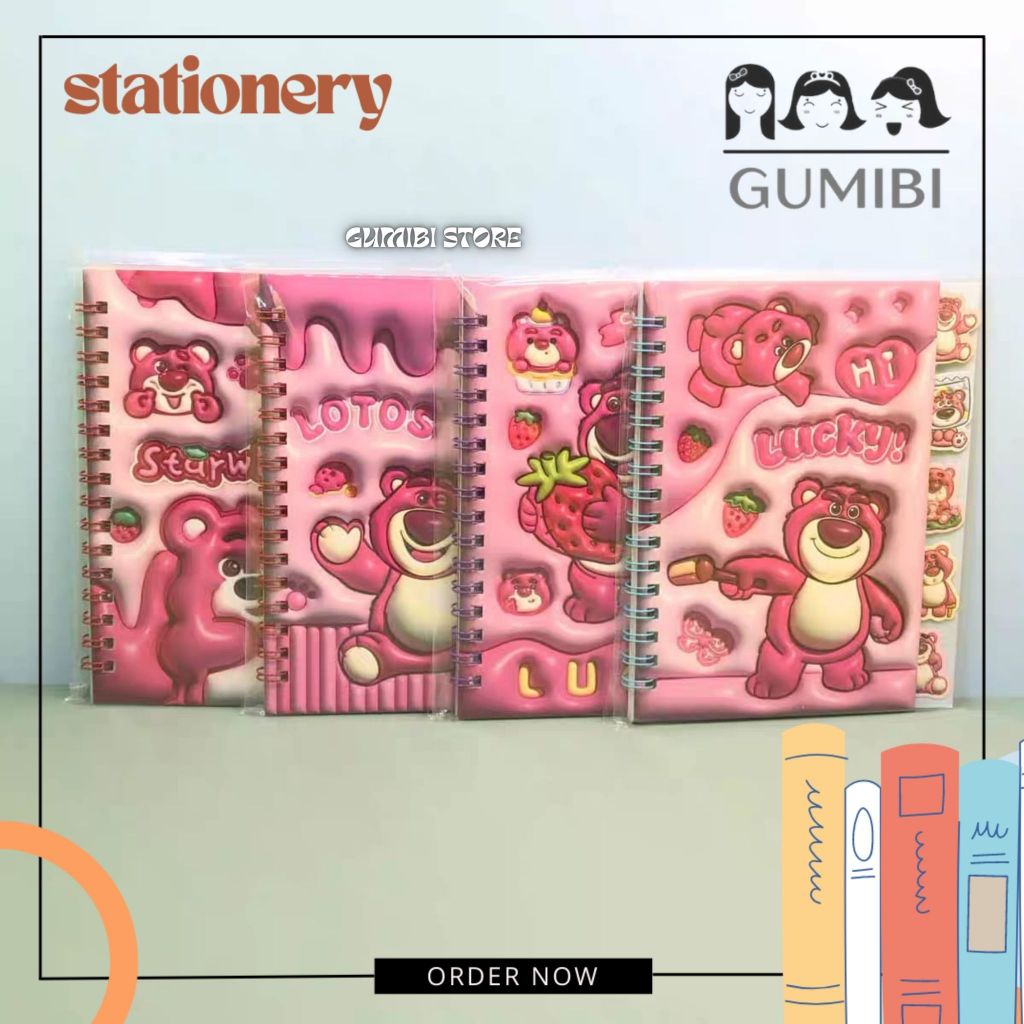 

BUKU STIKER LOTSO AESTHETHIC JOURNAL DIARY LOTSO NOTEBOOK STIKER SPIRAL LOTSO KODE CY-DC