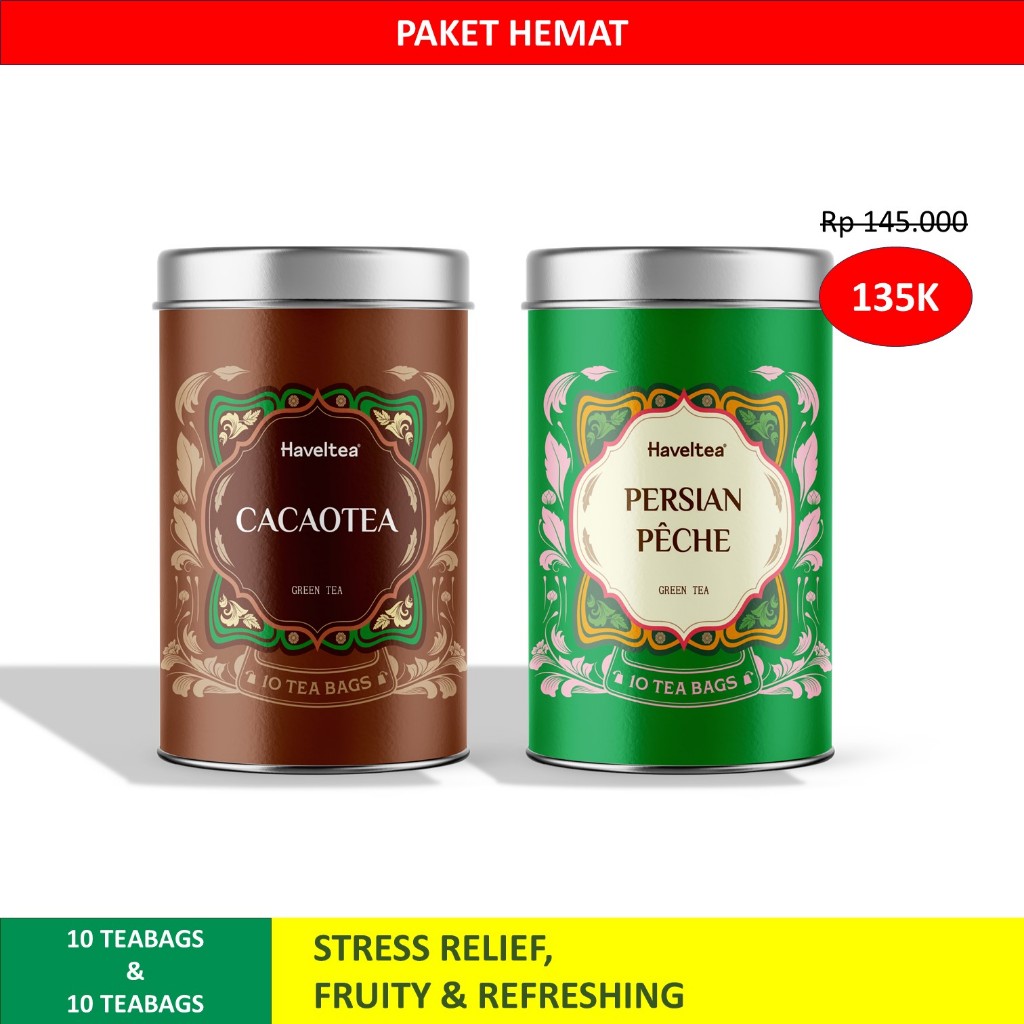 

HAVELTEA BUNDLING B | Persian Peche Big Can + Cacaotea Big Can