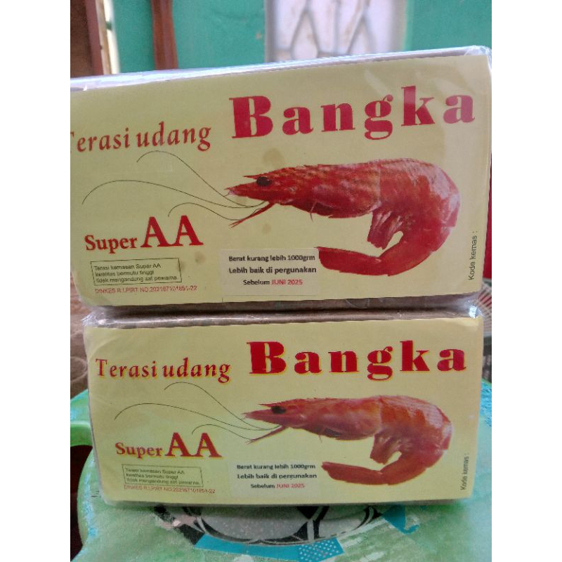 

Tarasi Udang AA Bangka berat 1 kg