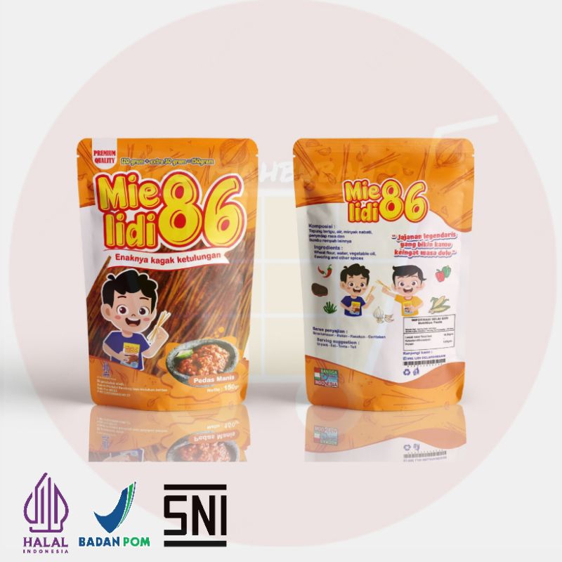 

Mahbubah - Mie Lidi 86 Wuluhan 150 g Pedas Manis