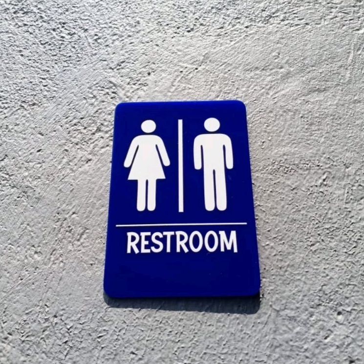 

sign toilet pria wanita | sign rest room