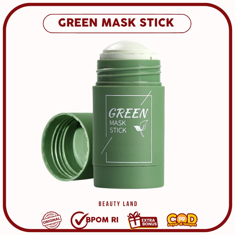 Green Mask Stick Green Tea Mask Cleansing Clay Stick