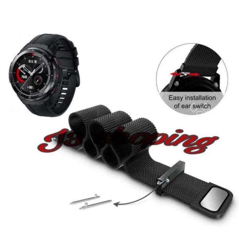 TALI JAM HONOR WATCH GS PRO 46MM STRAP MILANESE MAGNETIC LOOP STAINLESS STEEL ACC