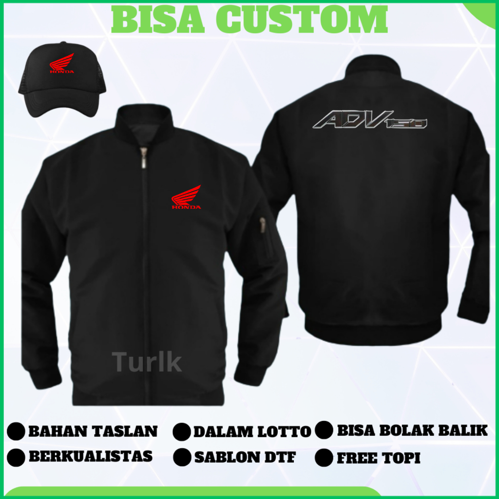 Jaket Honda ADV Jaket ADV Bomber Custom