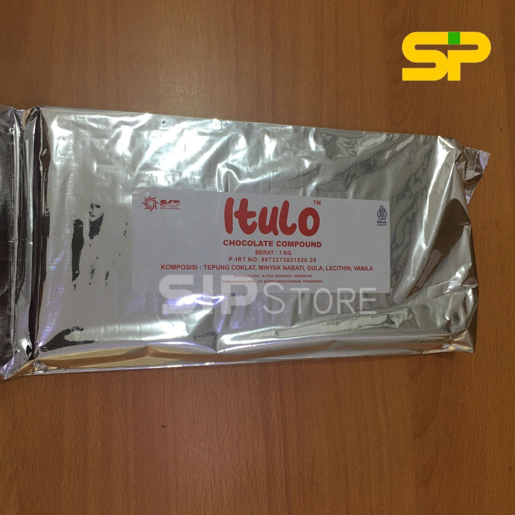 

Coklat Compound "ITULO" @1kg / Coklat Batangan / Coklat Blok / Chocolate Compound @1kg