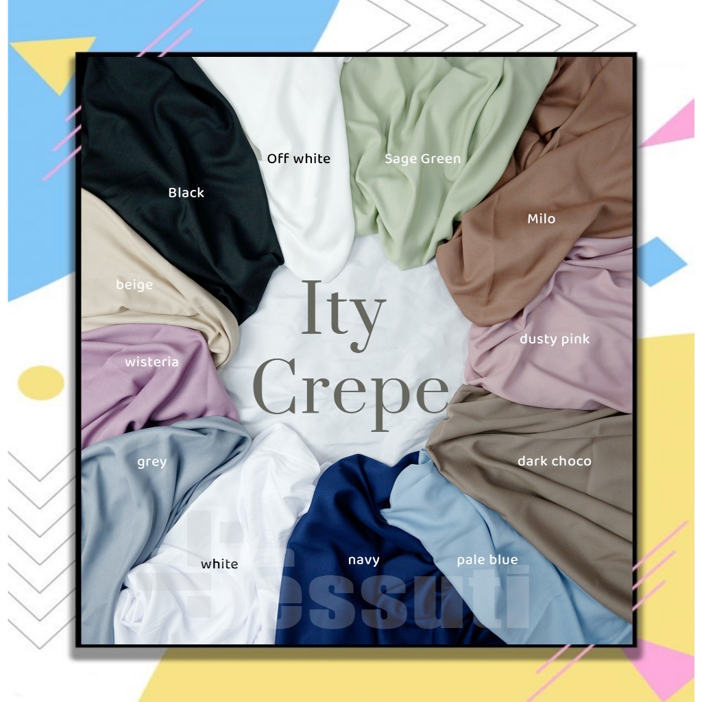 KAIN ITY CREPE PREMIUM ORIGINAL STRETCH 100% ORI