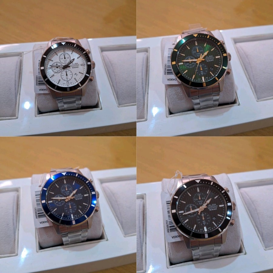 JAM TANGAN PRIA ALBA CHRONOGRAPH AM3959X1 / AM3953X1 / AM3957X1 / AM3955X1 ORIGINAL