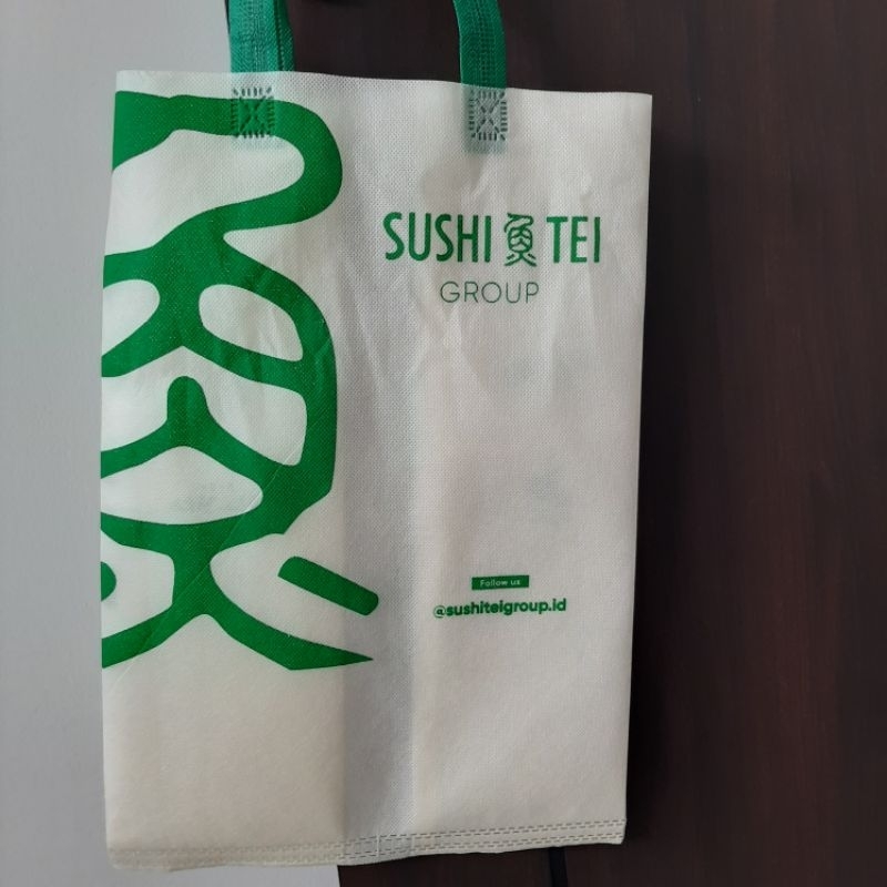 tote bag sushi tei shopping bag sushi tei canvas bag sushi tei