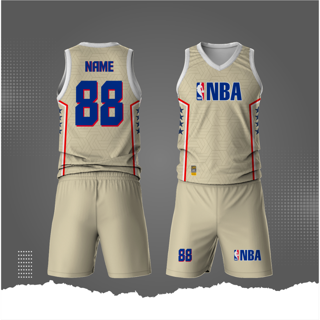 Setelan Jersey Basket NBA Custom || FULL PRINTING