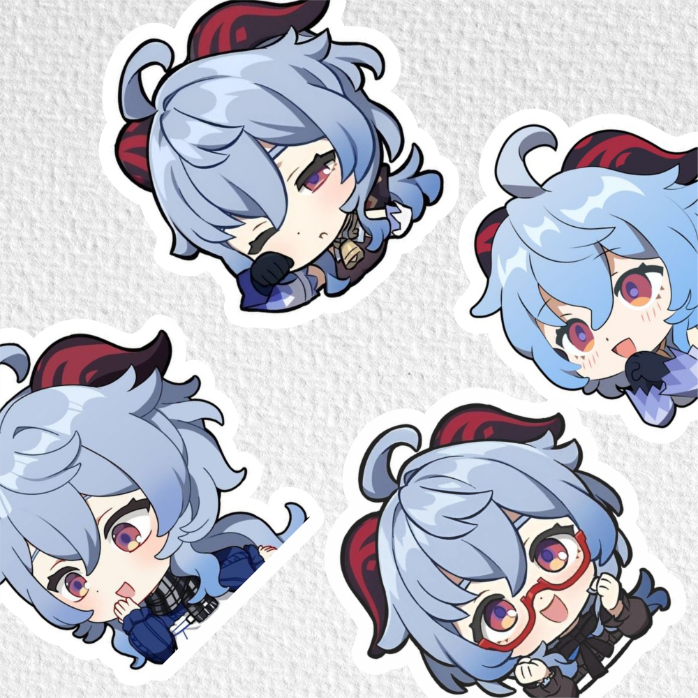 

[ VINYL & CHROMO 7 CM] cetak stiker Game/STIKER MURAH TEMA Ghensin impact [ GANYU ]/cute stiker ghensin impact/chibi ganyu