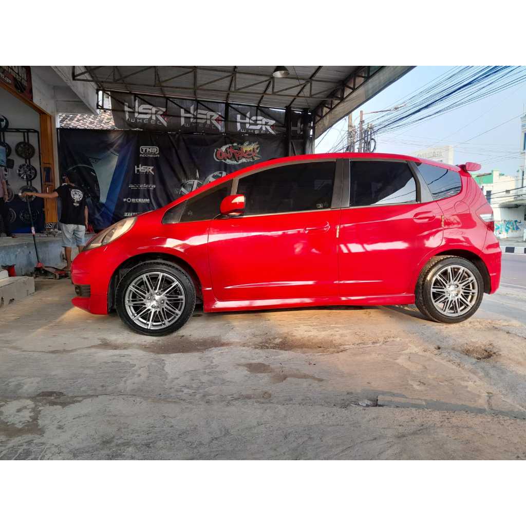 VELG RACING HSR BALIGE RING 15 PAKET GANTENG MOBIL JAZZ