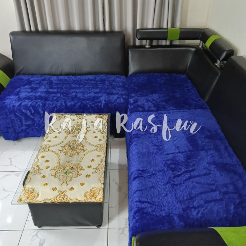 Alas Sofa Bulu Ukuran 100x160cm / Alas Kursi Bulu / Alas Kursi Bulu Sofa